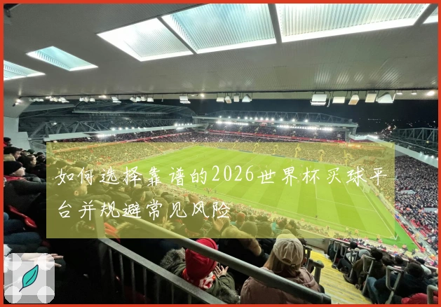 如何选择靠谱的2026世界杯买球平台并规避常见风险