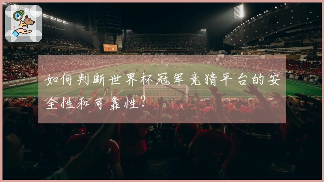 如何判断世界杯冠军竞猜平台的安全性和可靠性？